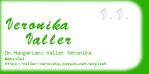 veronika valler business card